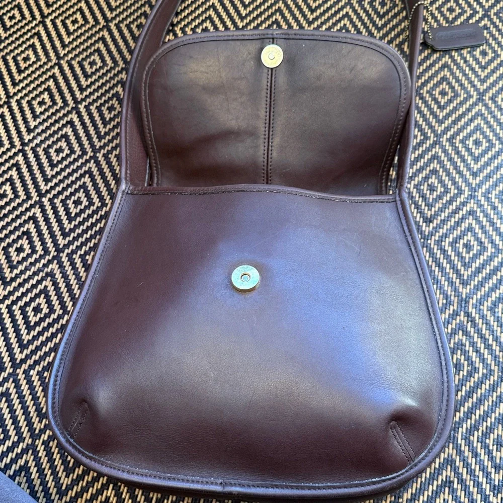 Vintage Coach Ergo Small Flap 9034 mahogany - Picture 9 of 14